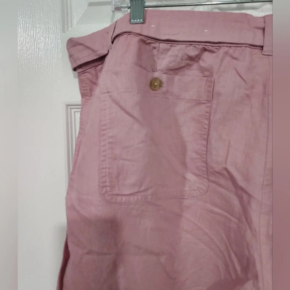 Liz Claiborne Victorian Pink Classic Straight Leg Cropped Pant in Size XXL - Picture 8 of 13